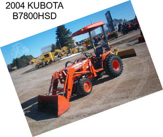 2004 KUBOTA B7800HSD