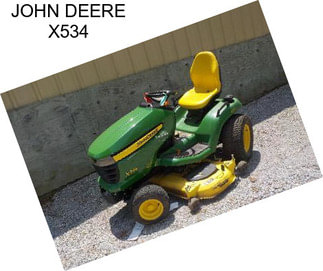 JOHN DEERE X534