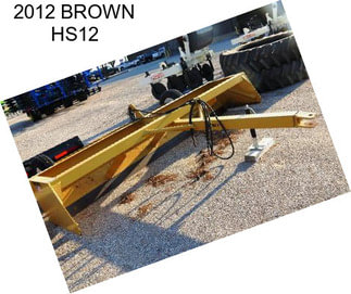 2012 BROWN HS12
