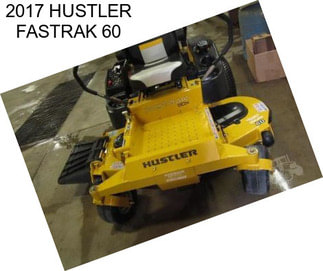 2017 HUSTLER FASTRAK 60