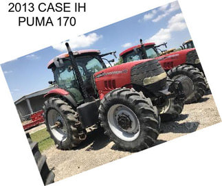 2013 CASE IH PUMA 170