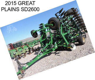 2015 GREAT PLAINS SD2600