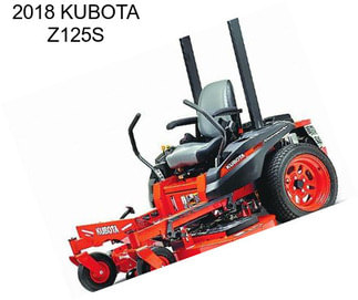 2018 KUBOTA Z125S