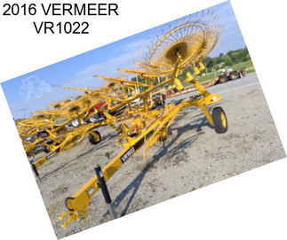 2016 VERMEER VR1022