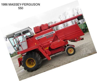 1986 MASSEY-FERGUSON 550