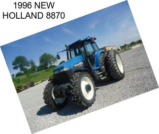 1996 NEW HOLLAND 8870
