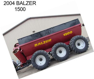 2004 BALZER 1500
