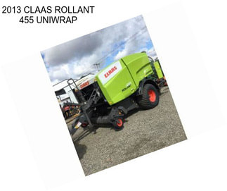 2013 CLAAS ROLLANT 455 UNIWRAP