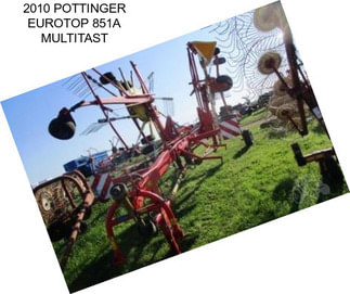 2010 POTTINGER EUROTOP 851A MULTITAST