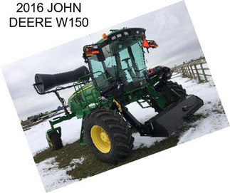 2016 JOHN DEERE W150