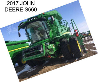 2017 JOHN DEERE S660