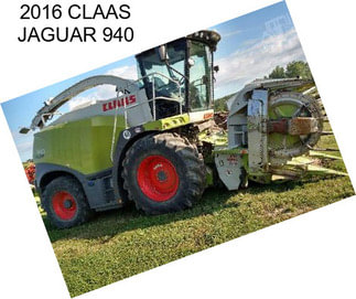 2016 CLAAS JAGUAR 940