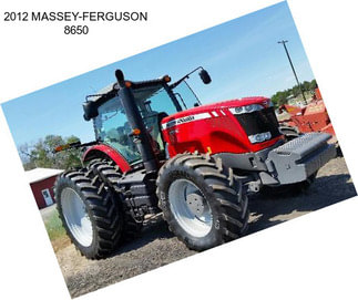 2012 MASSEY-FERGUSON 8650