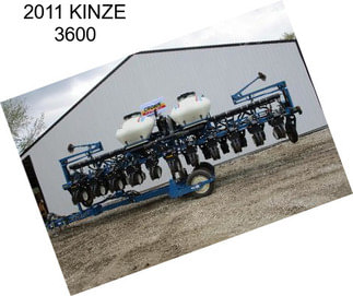 2011 KINZE 3600