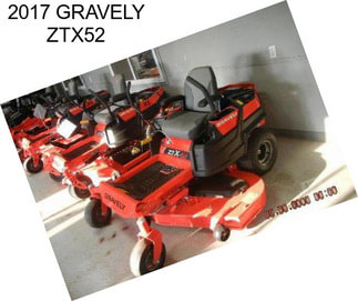 2017 GRAVELY ZTX52