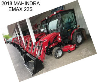 2018 MAHINDRA EMAX 22S