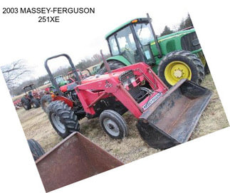 2003 MASSEY-FERGUSON 251XE