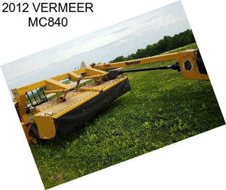 2012 VERMEER MC840
