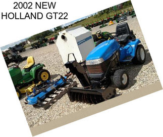 2002 NEW HOLLAND GT22