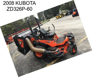 2008 KUBOTA ZD326P-60