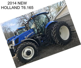 2014 NEW HOLLAND T6.165