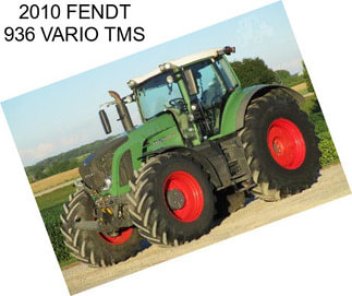2010 FENDT 936 VARIO TMS