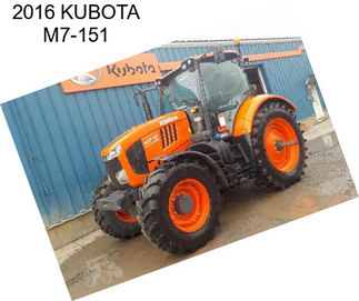 2016 KUBOTA M7-151