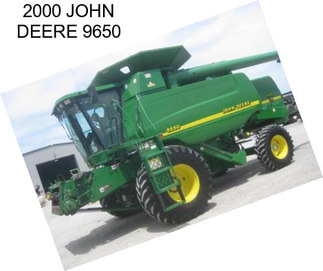 2000 JOHN DEERE 9650