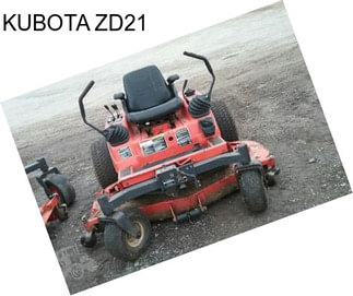 KUBOTA ZD21