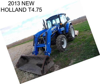 2013 NEW HOLLAND T4.75