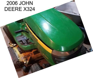 2006 JOHN DEERE X324