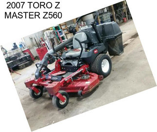 2007 TORO Z MASTER Z560