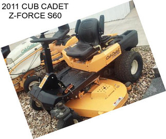 2011 CUB CADET Z-FORCE S60