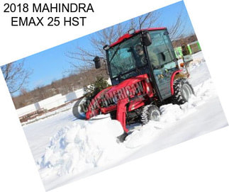 2018 MAHINDRA EMAX 25 HST