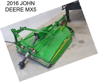 2016 JOHN DEERE MX5