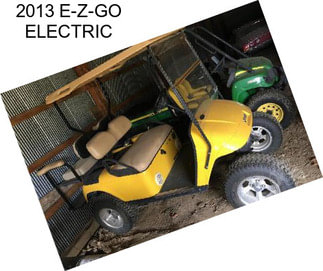 2013 E-Z-GO ELECTRIC