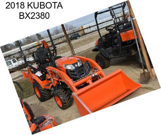 2018 KUBOTA BX2380