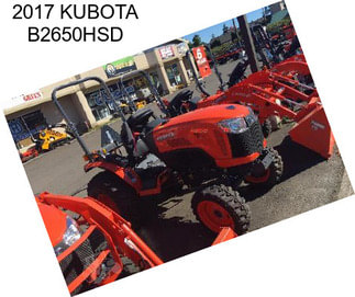2017 KUBOTA B2650HSD