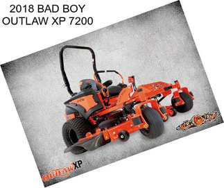 2018 BAD BOY OUTLAW XP 7200