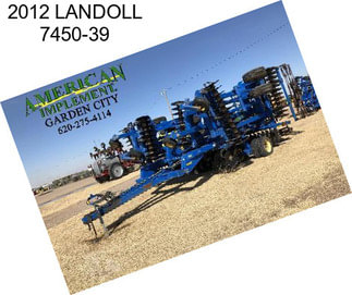 2012 LANDOLL 7450-39