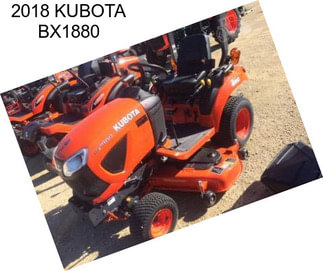 2018 KUBOTA BX1880