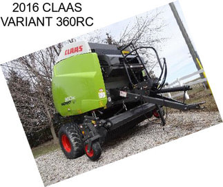 2016 CLAAS VARIANT 360RC