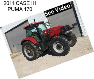 2011 CASE IH PUMA 170