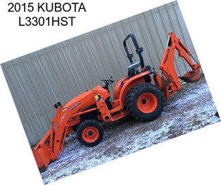 2015 KUBOTA L3301HST