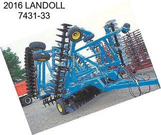 2016 LANDOLL 7431-33