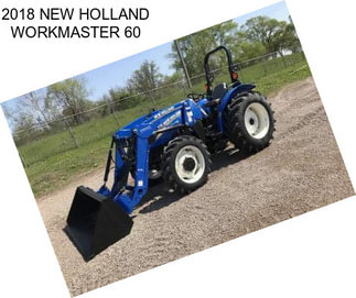 2018 NEW HOLLAND WORKMASTER 60