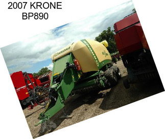 2007 KRONE BP890