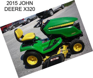 2015 JOHN DEERE X320