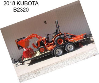 2018 KUBOTA B2320