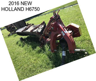 2016 NEW HOLLAND H6750